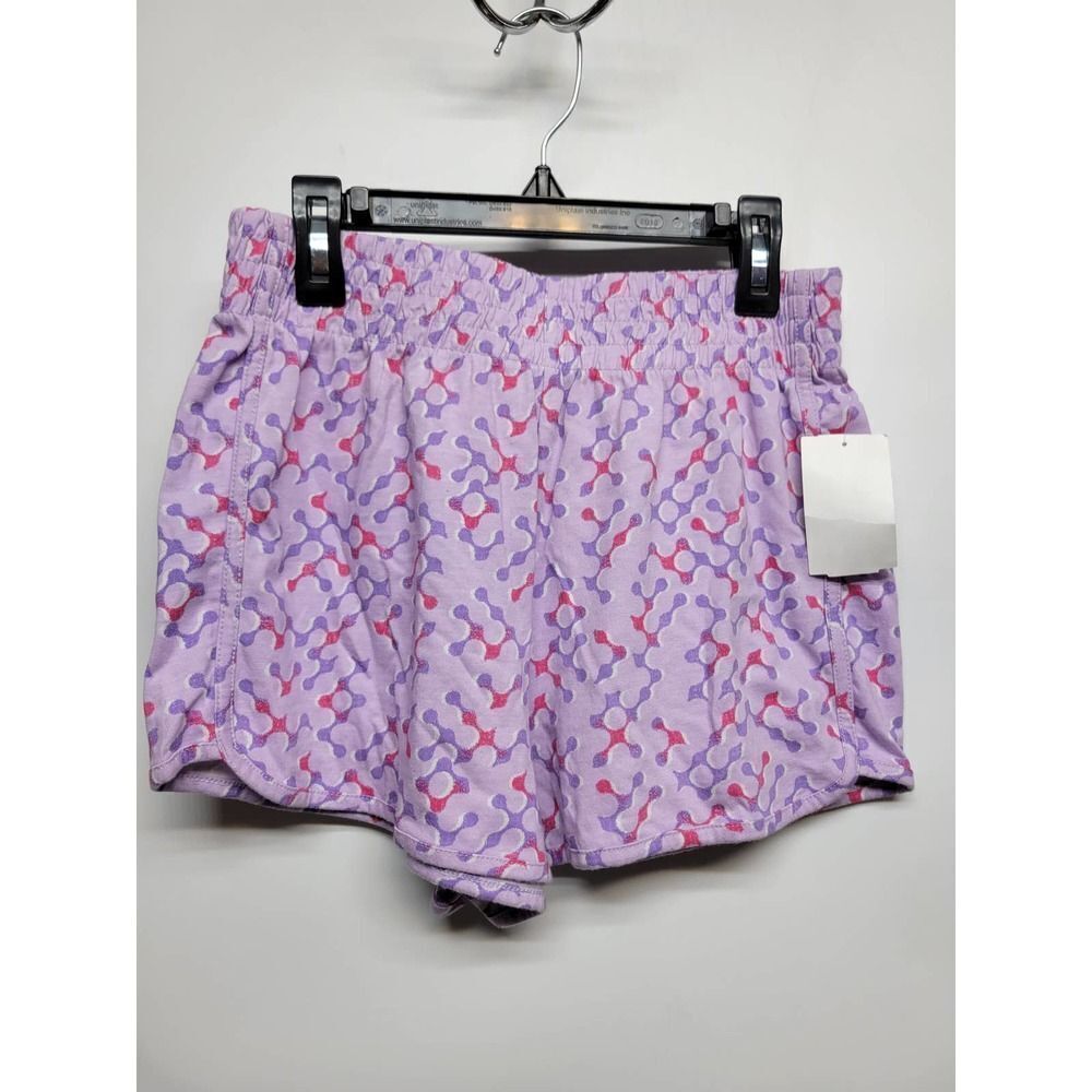 Abound Purple Pull-On Patten Women's Loungewear New Shorts